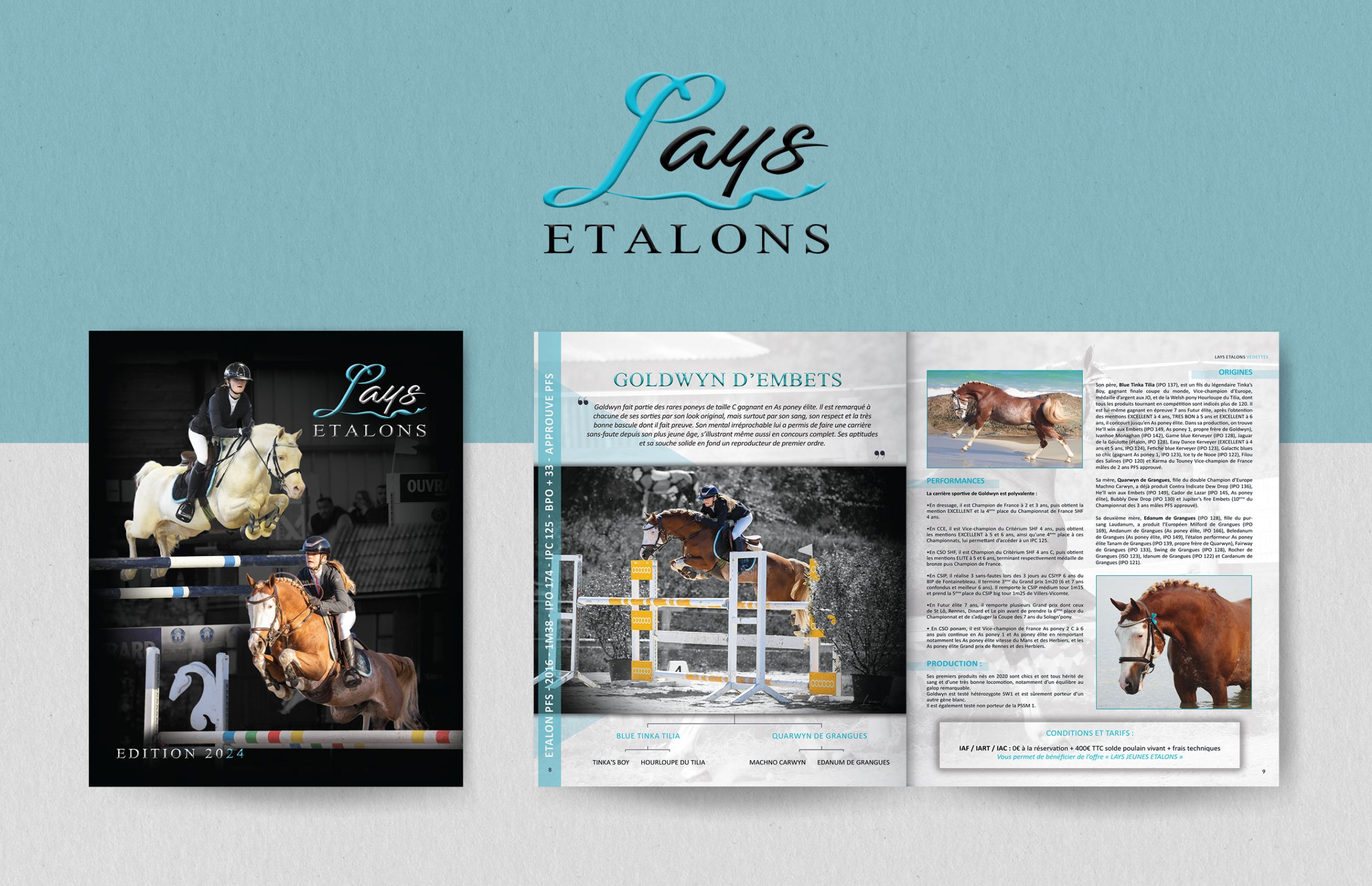 catalogue étalon écuries des Lays