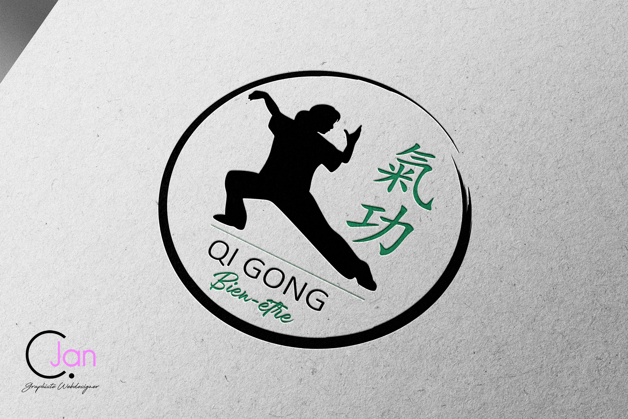 Création logo Ploemeur Qi-gong