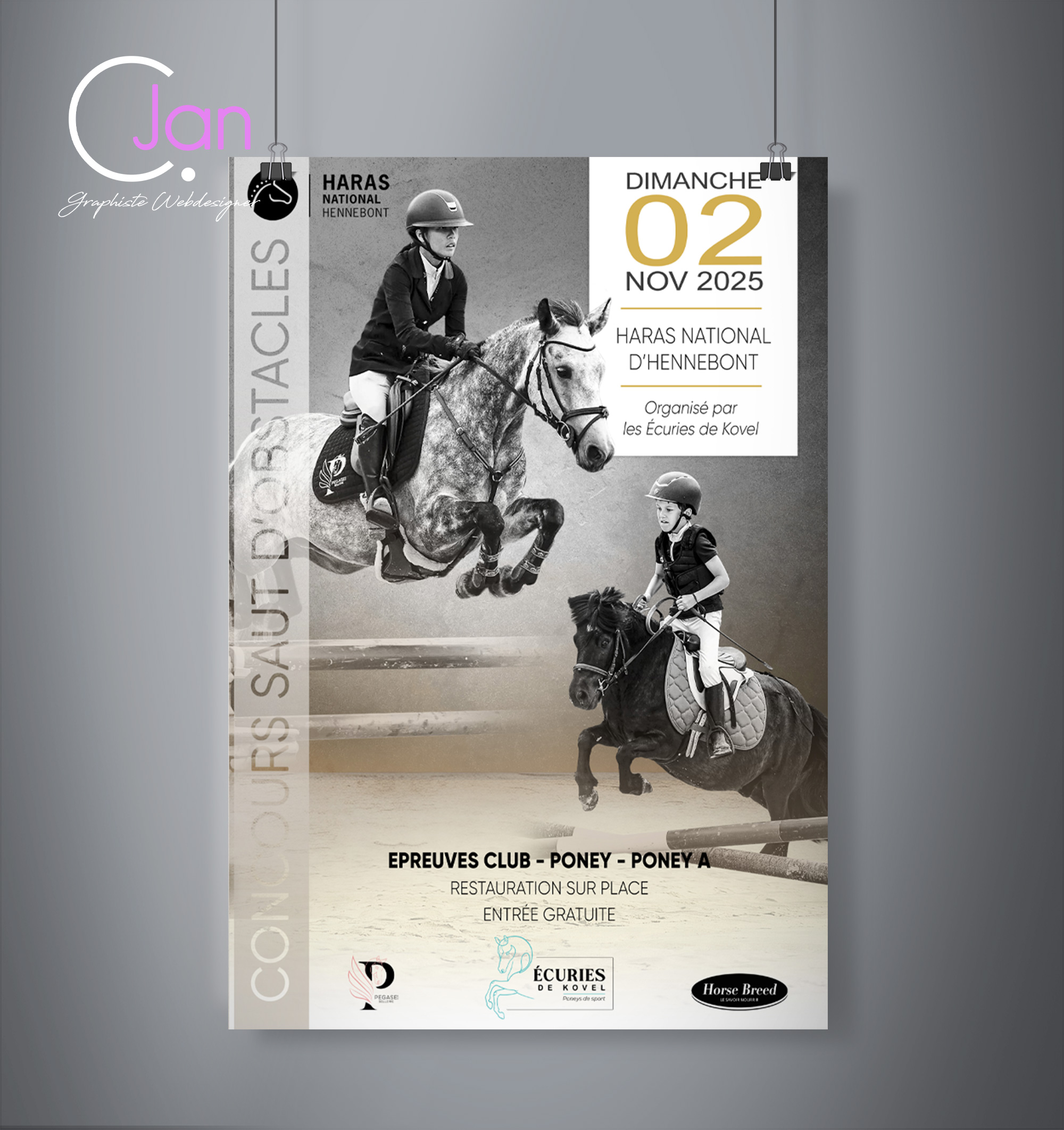affiche concours - écuries de Kovel