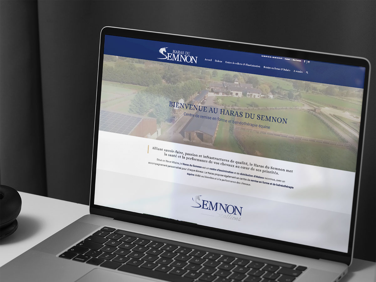 site internet haras du Semnon Semnon Stallions - Caroline JAN